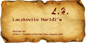 Laczkovits Harlám névjegykártya